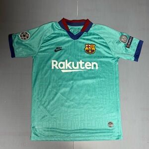 Nike Barcelona 2018/19 Away green Messi replica jersey